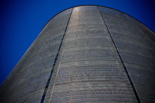 Light screens as part of fenestration system of a building