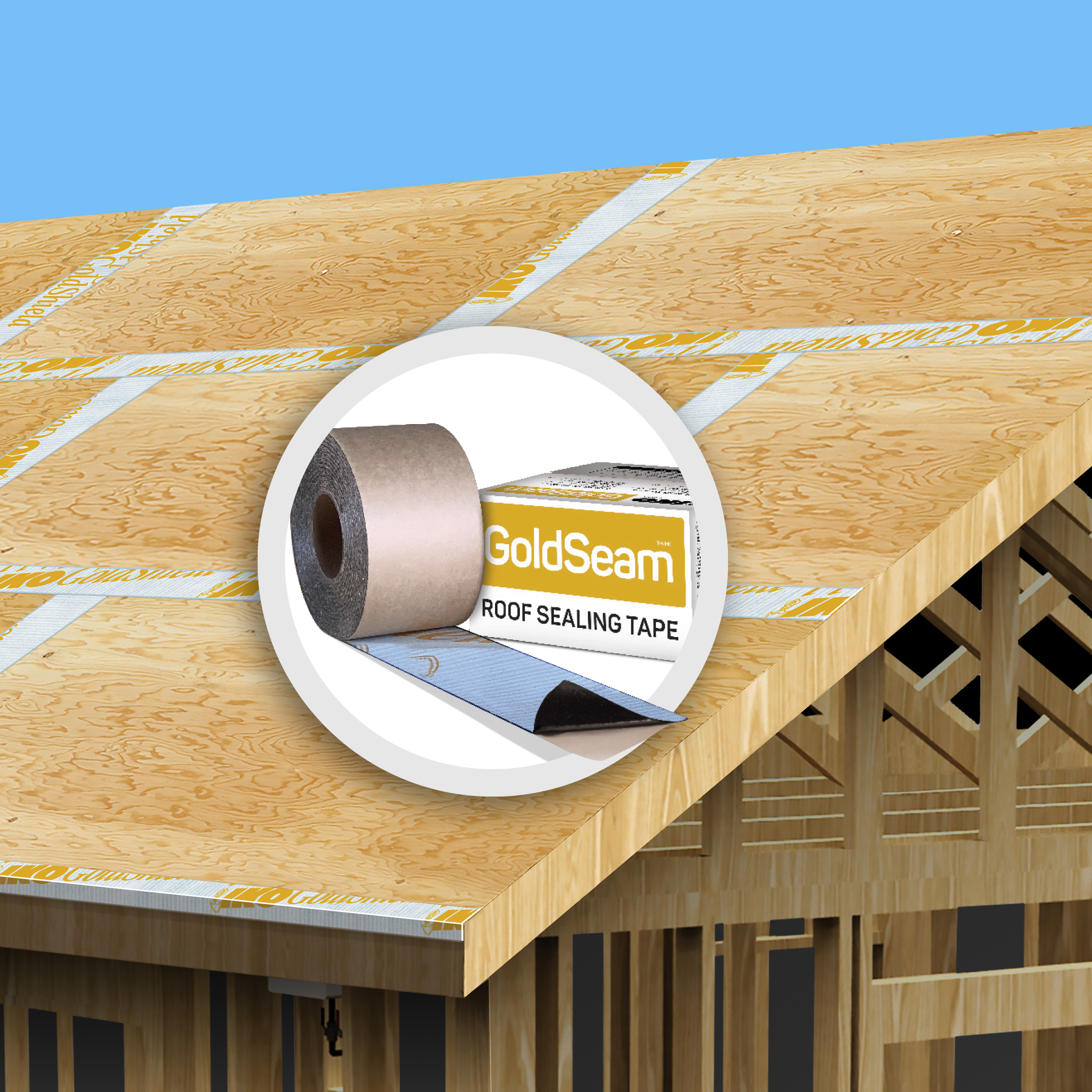 GoldSeam Roof Sealing Tape