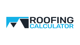 Logo featuring geometric roof shapes and the words 