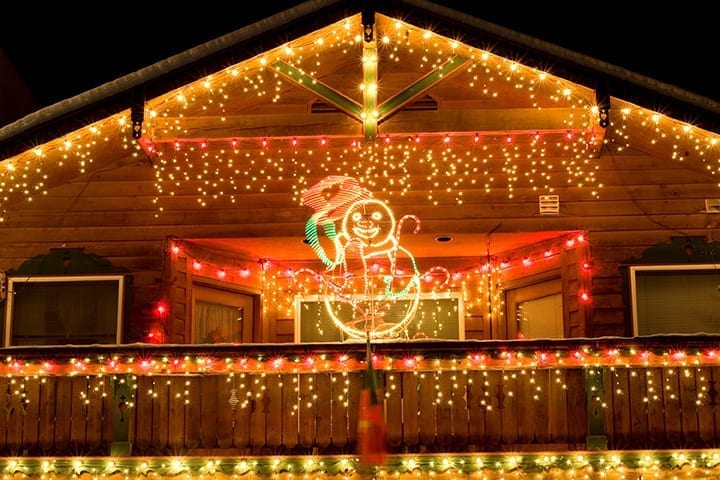 Couvertures de lumière de porche de noël, 2 pièces, pour couverture de  lumière extérieure, décorations de noël, fêtes de noël, lumières de Garage